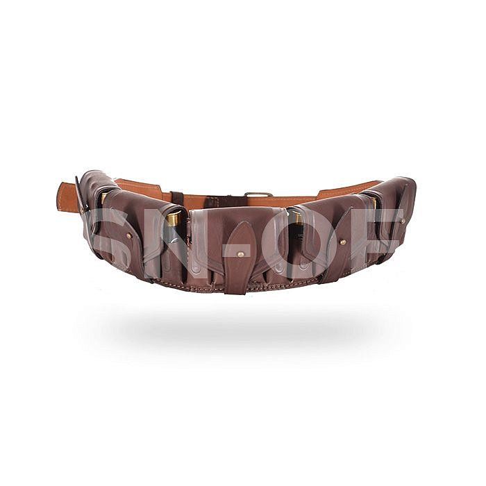 Патронташ закрытый К-12 20 патронов с подвесной системой, св. коричневый 233-4
